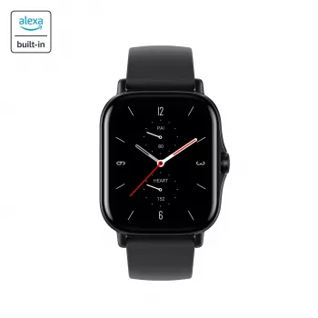 Amazfit GTS 2 4,19 cm (1,65 collu) AMOLED 43 mm Digitāls 348 x 442 pikseļi Skārienekrāns Melns Wi-Fi GPS (satelīts)