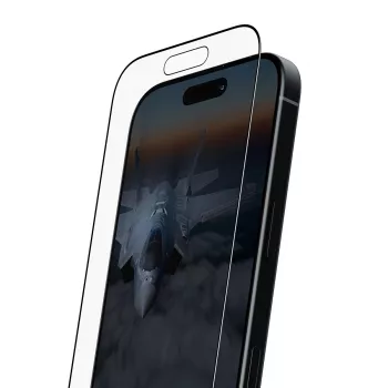 PanzerGlass® Stealth Ekrāna aizsargs iPhone 17 | iPhone 16 Pro | Ultra-Wide Fit ar FASTFIT IN-A-BOX