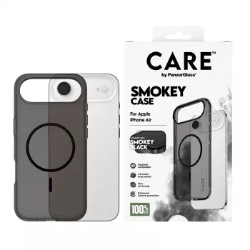 PanzerGlass CARE™ by ® Urban Explorer Maciņš Smokey ar Black MagSafe iPhone Air