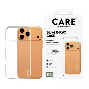 Mīkstais aizsargmaciņš PanzerGlass CARE Fashionable Case Caurspīdīgs X‑Ray iPhone 17 Pro Max