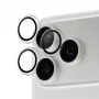 Kameras lēcu aizsargs PanzerGlass Hoops Caurspīdīgs iPhone 17 Pro / 17 Pro Max / 16 Pro / 16 Pro Max, rūdīts stikls, silikons, 1 gab.