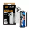 PanzerGlass CARE 3-in-1 Flagship Explorer aizsardzības komplekts iPhone 17 Pro — rūdīts stikls, PET, silikons, caurspīdīgs