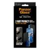 Privātuma ekrāna aizsargs PanzerGlass iPhone 17 / iPhone 16 Pro — Ultra-Wide Fit, rūdīts stikls + PET, FASTFIT