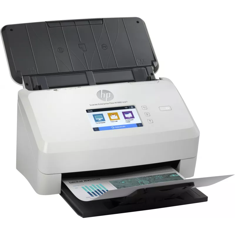 HP Scanjet Enterprise Flow N7000 Caurplūdes skeneris 600 x 600 DPI A4 Balts