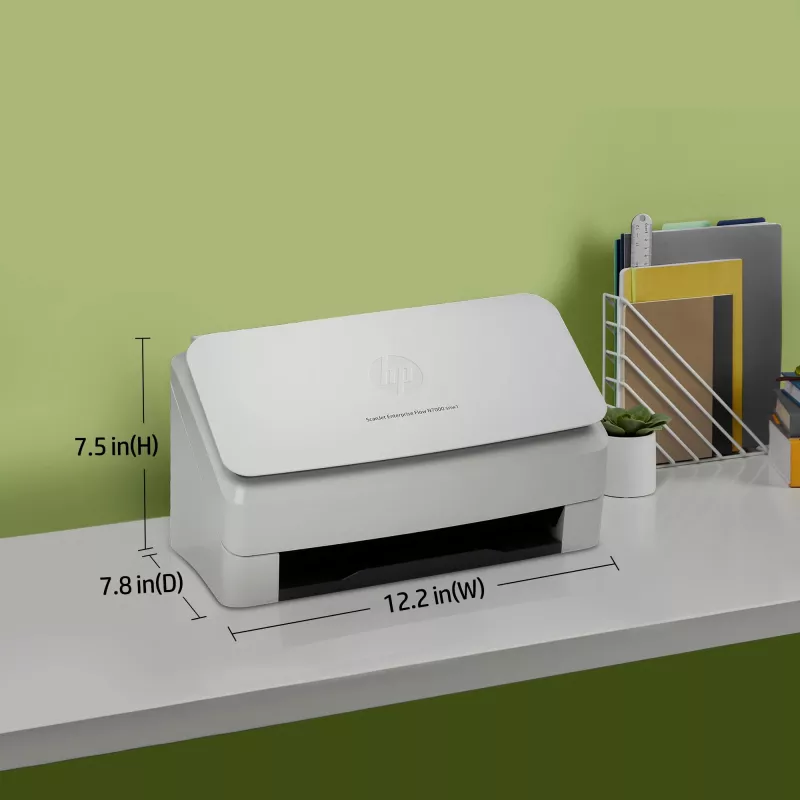 HP Scanjet Enterprise Flow N7000 Caurplūdes skeneris 600 x 600 DPI A4 Balts