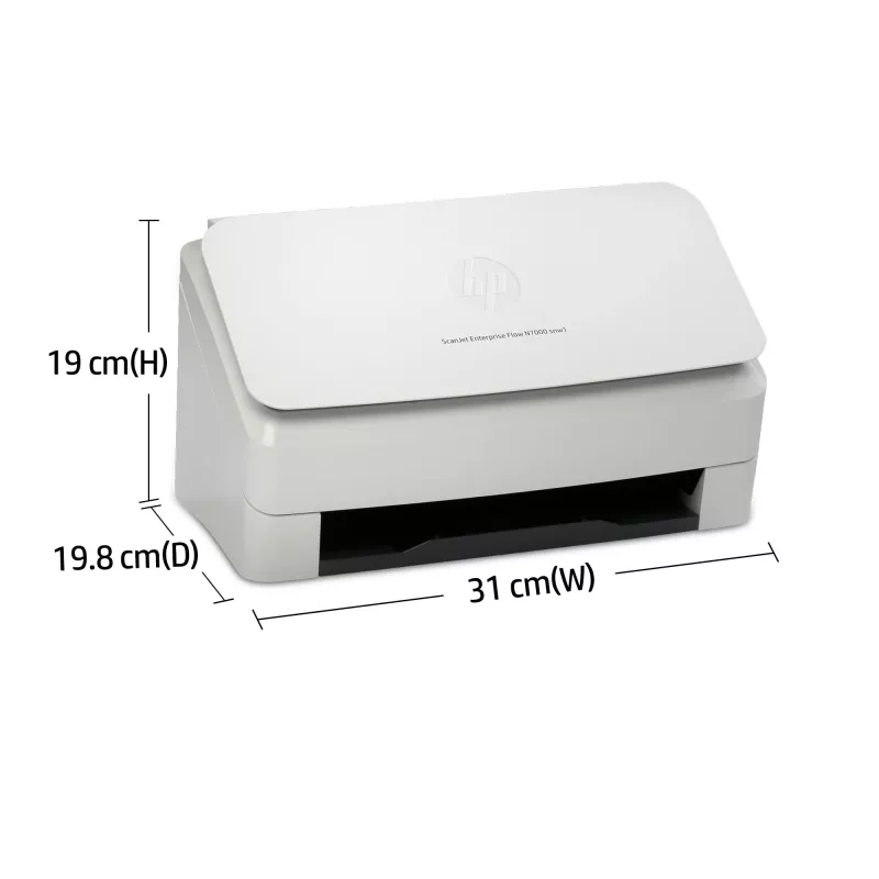 HP Scanjet Enterprise Flow N7000 Caurplūdes skeneris 600 x 600 DPI A4 Balts
