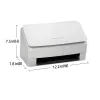 HP Scanjet Enterprise Flow N7000 Caurplūdes skeneris 600 x 600 DPI A4 Balts