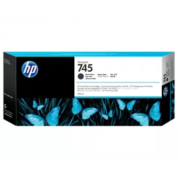 Kasetne HP 745 Matēti Melna Tintes Kasetne 300 ml F9K05A