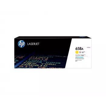 HP 658A dzeltena oriģinālā LaserJet tonera kasetne, 6000 lapas, dzeltena, 1 gab.