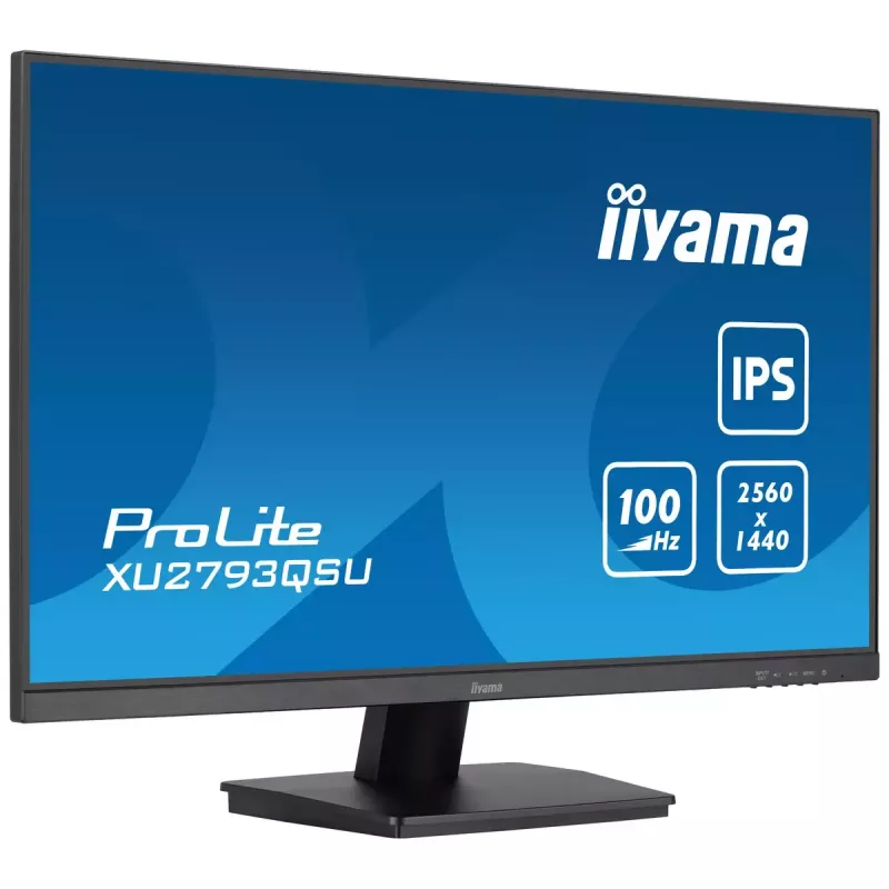 iiyama ProLite XU2793QSU-B7 27 collu QHD IPS monitors ar 100 Hz atsvaidzes frekvenci