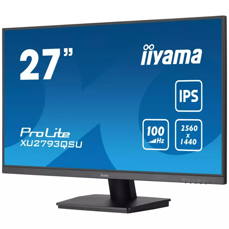 iiyama ProLite XU2793QSU-B7 27 collu QHD IPS monitors ar 100 Hz atsvaidzes frekvenci