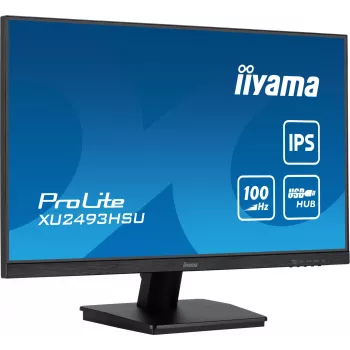 iiyama ProLite XU2493HSU-B7 23,8 inch Full HD IPS monitors, 100Hz, melns