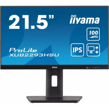 IIyama ProLite XUB2293HSU-B7 monitors 54.6 cm (21.5 collas) Full HD LED melns