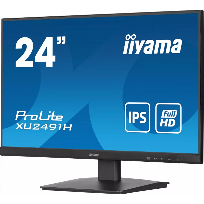 Iiyama ProLite XU2491H-B1 monitors 60,5 cm (23,8 colli) 1920 x 1080 pikseļi Full HD LED Melns