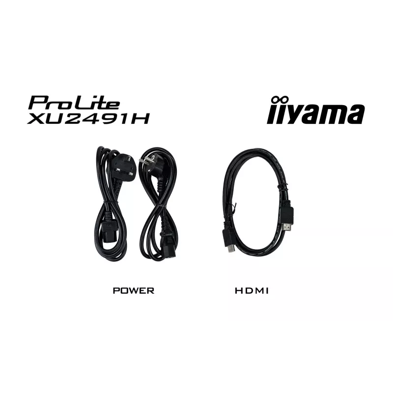 Iiyama ProLite XU2491H-B1 monitors 60,5 cm (23,8 colli) 1920 x 1080 pikseļi Full HD LED Melns