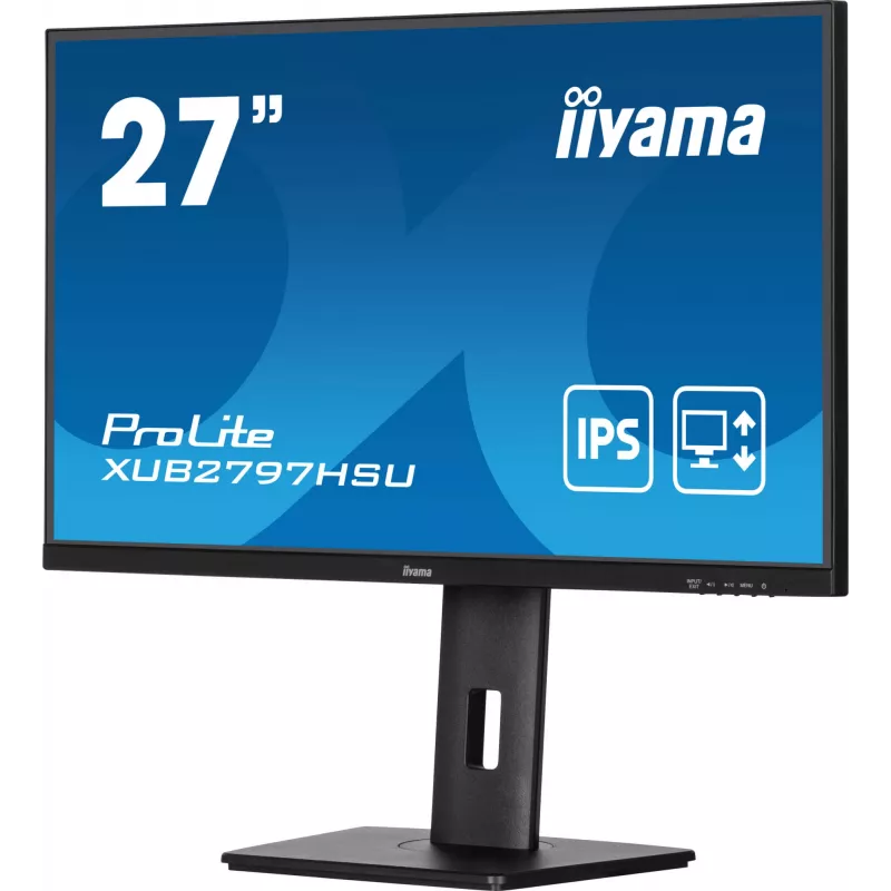 Iiyama ProLite XUB2797HSU-B2 27 collu IPS monitors, 1920x1080, 100Hz, Full HD, melns