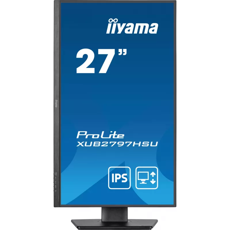 Iiyama ProLite XUB2797HSU-B2 27 collu IPS monitors, 1920x1080, 100Hz, Full HD, melns