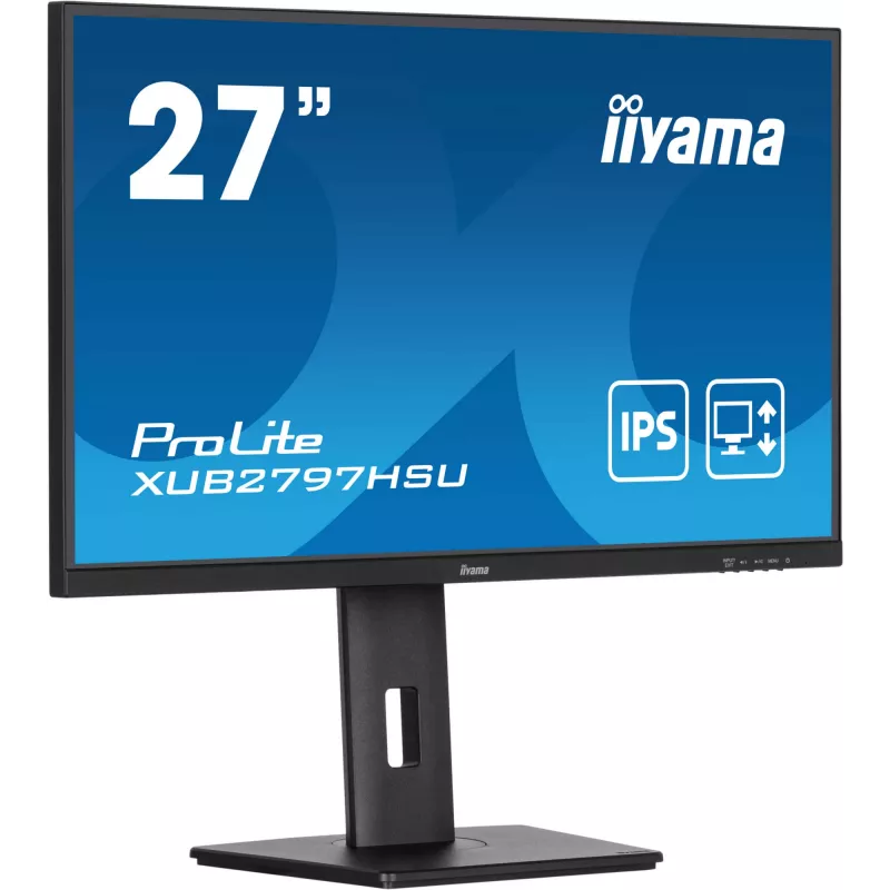 Iiyama ProLite XUB2797HSU-B2 27 collu IPS monitors, 1920x1080, 100Hz, Full HD, melns