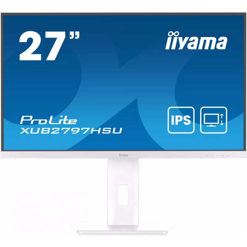 iiyama ProLite XUB2797HSU-W2 27 collu IPS monitors, 1920x1080, 100Hz, balts