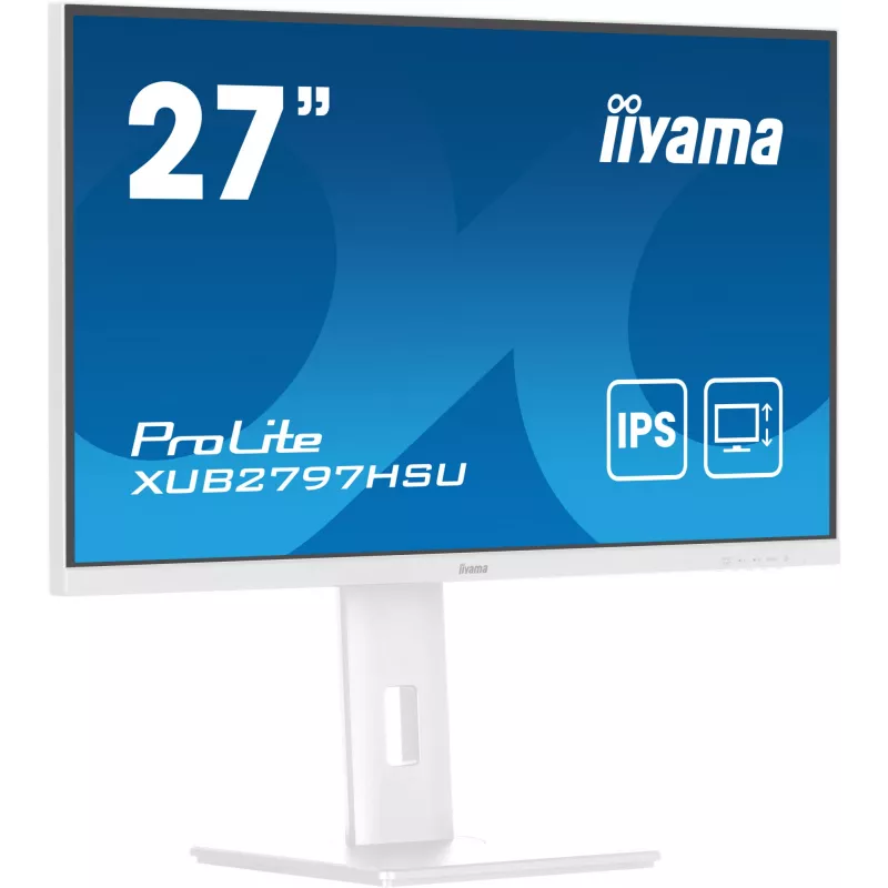 iiyama ProLite XUB2797HSU-W2 27 collu IPS monitors, 1920x1080, 100Hz, balts