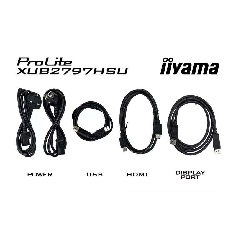 iiyama ProLite XUB2797HSU-W2 27 collu IPS monitors, 1920x1080, 100Hz, balts
