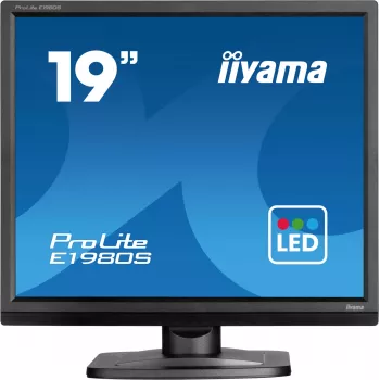 iiyama ProLite E1980S-B1 dators monitors 48,3 cm (19 inch) 1280 x 1024 pikseļi VGA LED Melns