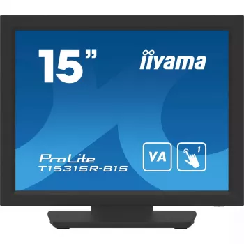 IIYAMA ProLite T1531SR-B1S 15 inch skārienjūtīgais monitors, 1024x768, VA, melns