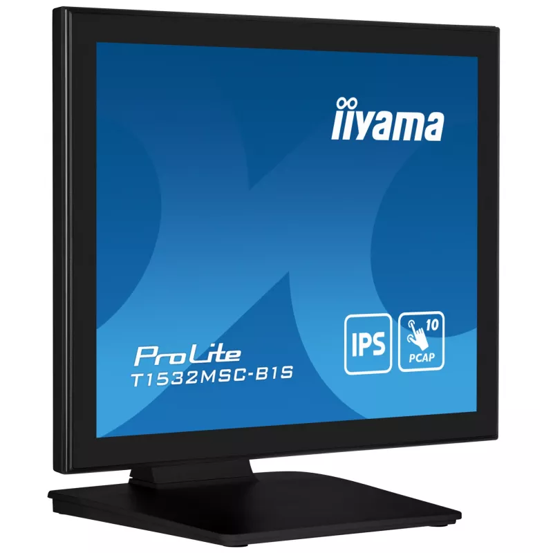 IIyama ProLite T1532MSC-B1S 15 inch skārienjūtīgais monitors, 1024x768, XGA, LCD, melns