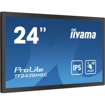 iiyama TF2438MSC-B1 pieskāriena monitors 60.5 cm (23.8 inch) Full HD LED