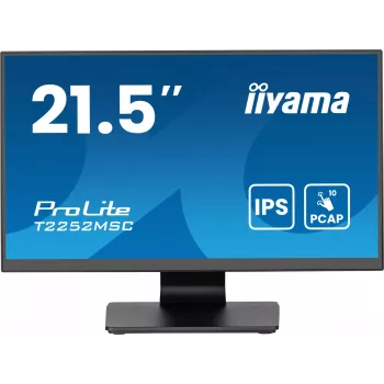 iiyama ProLite T2252MSC-B2AG 21,5 collu Full HD LCD skārienmonitors, melns