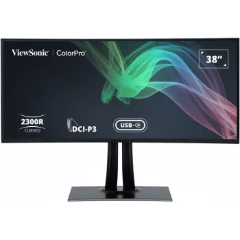 ViewSonic VP3881A datora monitors 96,5 cm (38 colli) 3840 x 1600 pikseļi Quad HD+ LED Melns