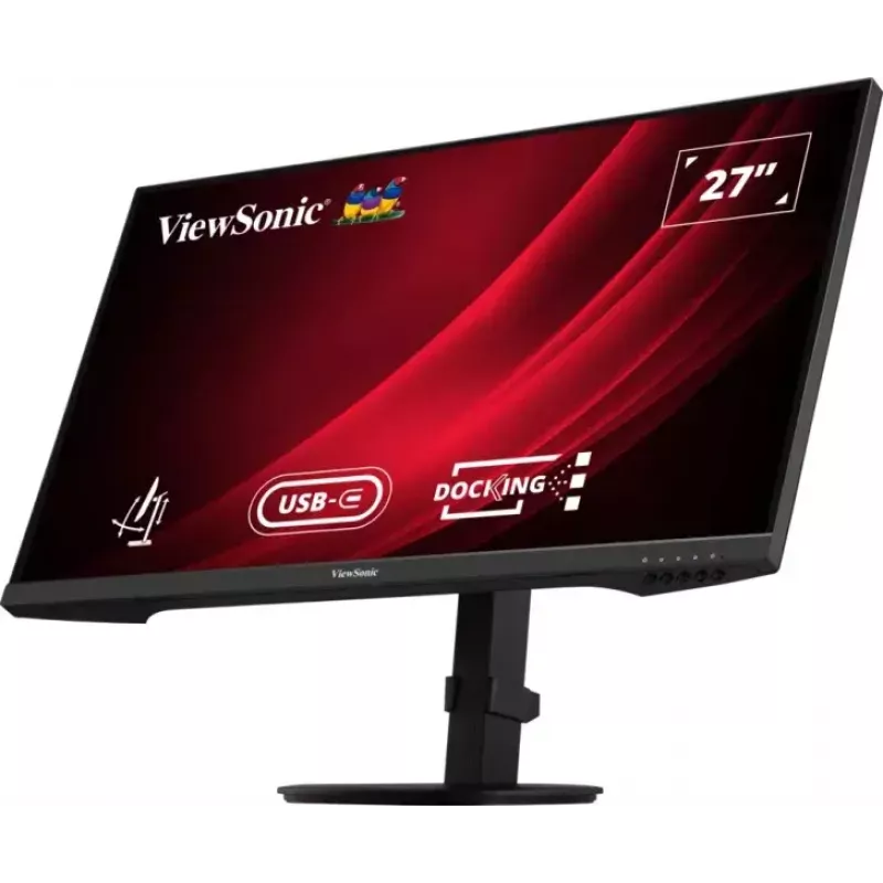ViewSonic VG2709U-2K 27 inch QHD monitors, 2560x1440, LED, melns