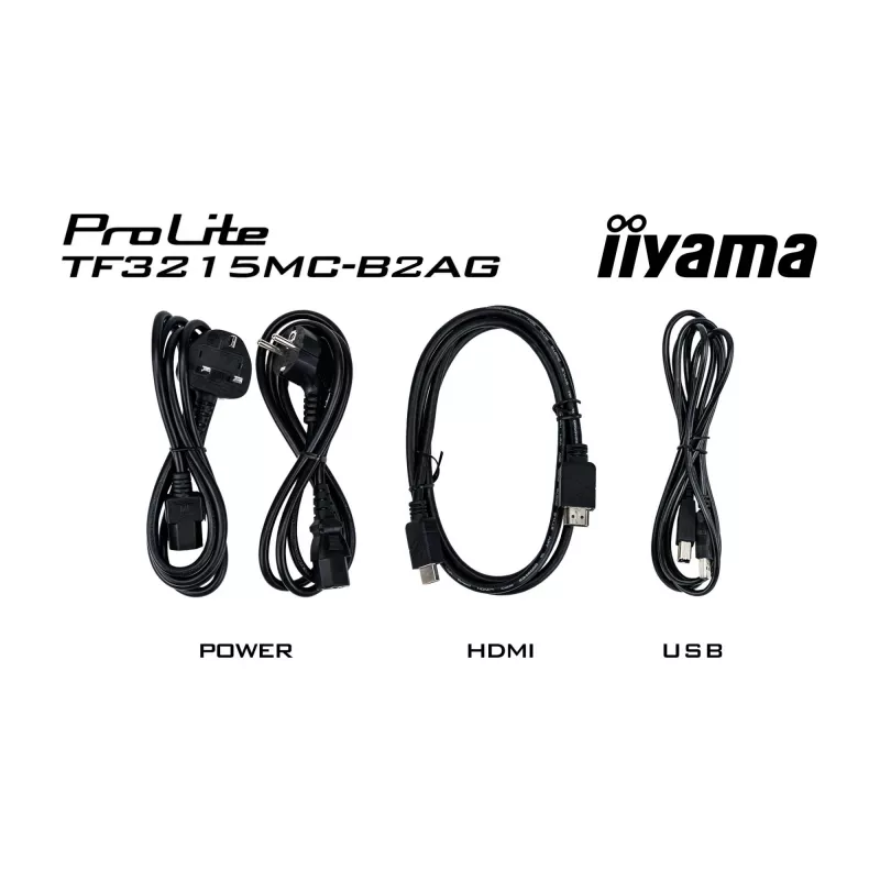 iiyama ProLite TF3215MC-B2AG 80 cm (31.5 inch) Full HD LED skārienjūtīgais monitors kioskiem, melns