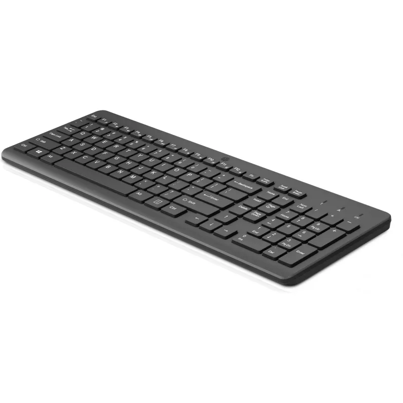 HP 225 bezvadu tastatūra, pilna izmēra, RF, melna, 805TAA#ABD