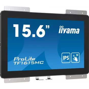 iiyama ProLite TF1615MC-B1 dators monitors 39,6 cm (15,6 collu) 1920x1080 pikseļi Full HD skārienekrāns Melns