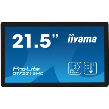 iiyama OTF2216MC-B1 21.5 inch (54.6 cm) Full HD LCD skārienekrāns, melns