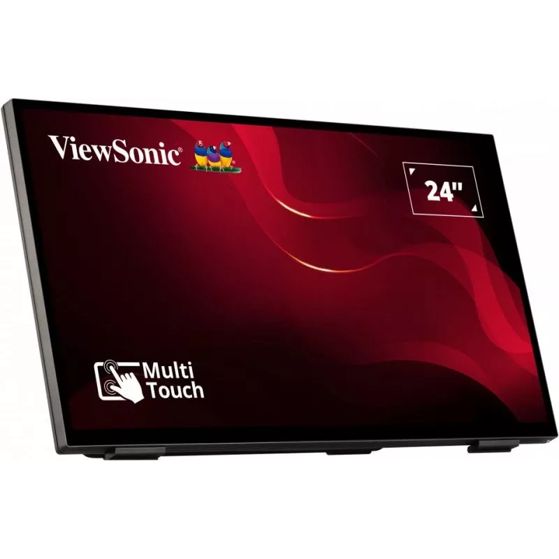 Viewsonic TD2465 interaktīvais displejs 61 cm (24 inch) LED 250 cd/m² Full HD melns ar skārienekrānu
