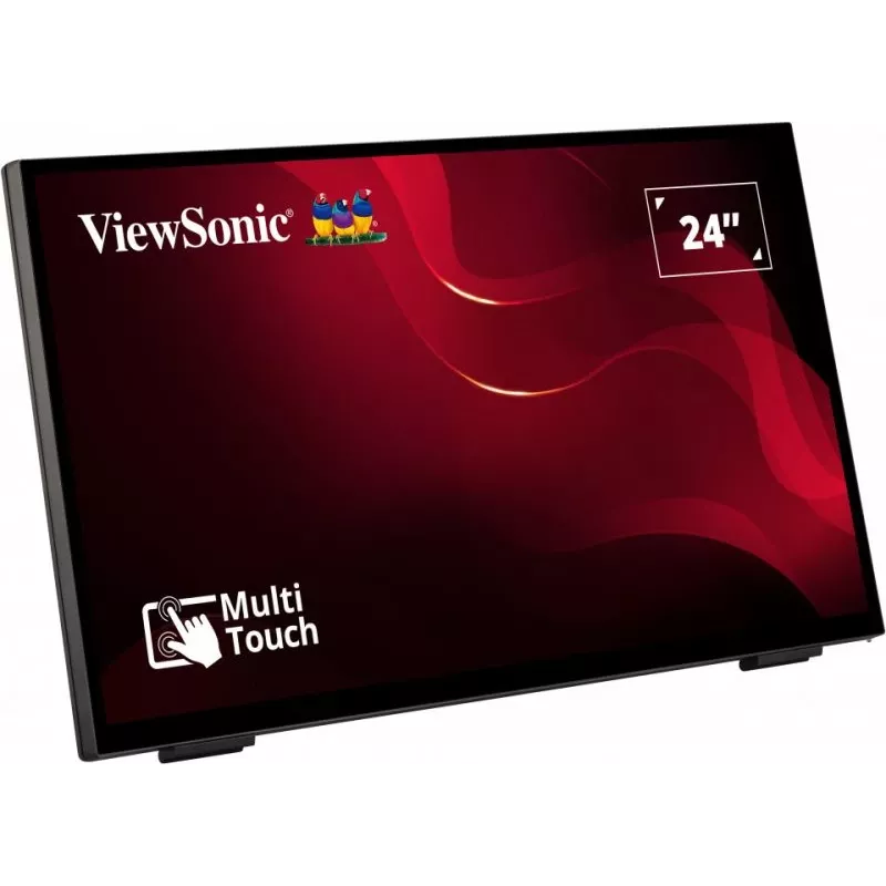 Viewsonic TD2465 interaktīvais displejs 61 cm (24 inch) LED 250 cd/m² Full HD melns ar skārienekrānu