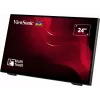 Viewsonic TD2465 interaktīvais displejs 61 cm (24 inch) LED 250 cd/m² Full HD melns ar skārienekrānu