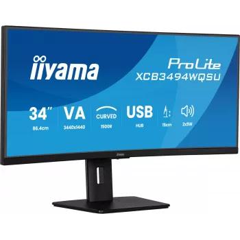 Iiyama ProLite XCB3494WQSU-B1 monitors 86.4 cm (34 inch) 3440x1440 UWQHD LED melns