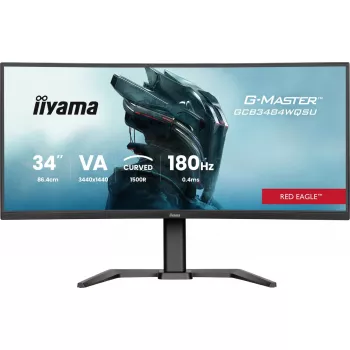IIyama G-MASTER GCB3484WQSU-B1 dators monitors 86,4 cm (34 inch) 3440 x 1440 pikseļi UltraWide Quad HD LED melns