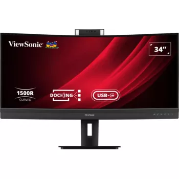 ViewSonic VG3457CV monitors 86,4 cm (34 inch) 3440x1440 UWQHD LED melns