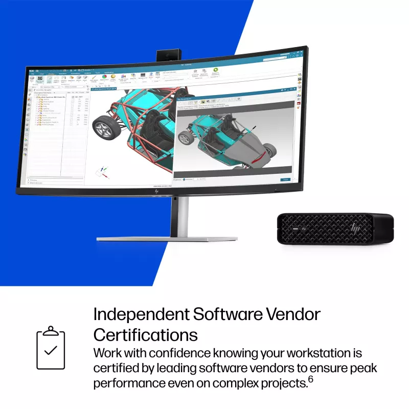 HP Z2 G1i Mini darbstacija Intel Core Ultra 7 265 32 GB DDR5-SDRAM NVIDIA RTX A400 Windows 11 Pro AI dators