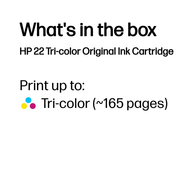 Tintes kasetne HP C9352AE Color No.22 5ml