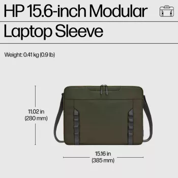Sleeve Case HP 15.6 collu modulārais klēpjdatora maciņš