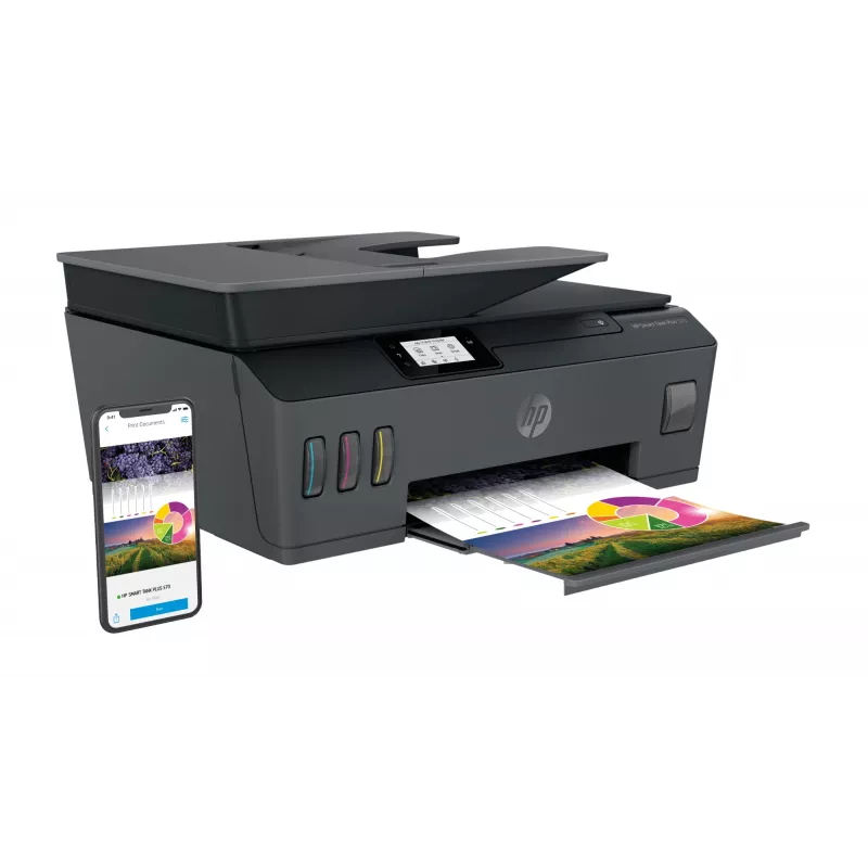 HP Smart Tank Plus 570 Bezvadu Daudzfunkciju Printeris, Kopētājs, Skeneris
