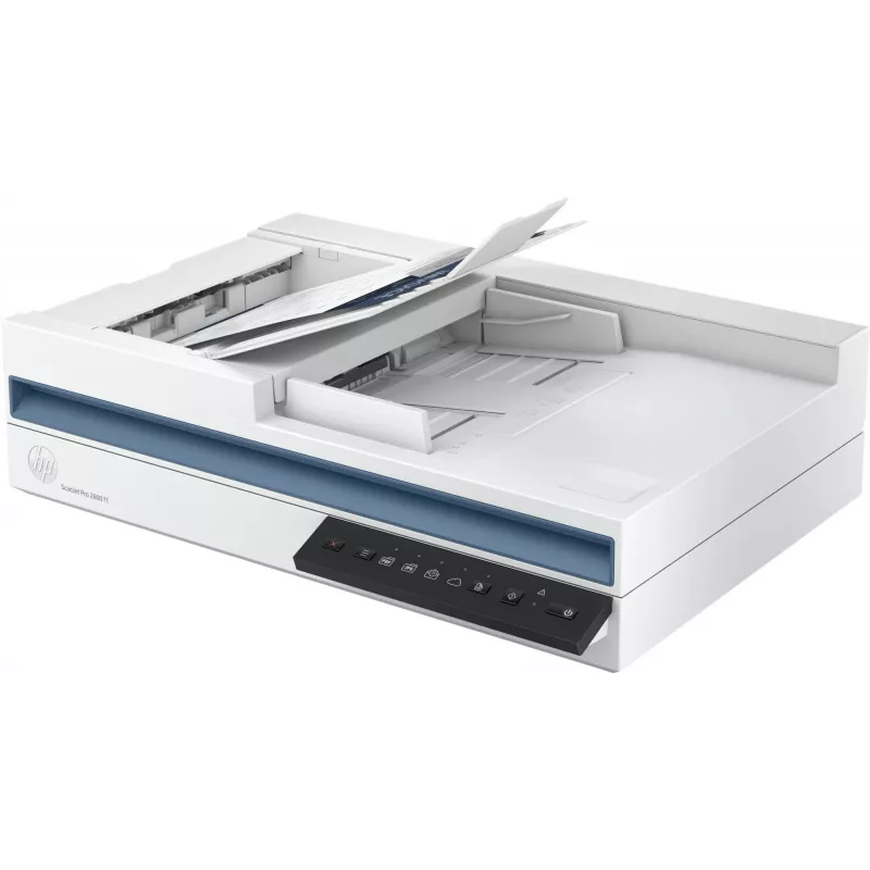 HP ScanJet Pro 2600 f1 Plakanvirsmas un ADF skeneris 600 x 600 DPI A4 Balts