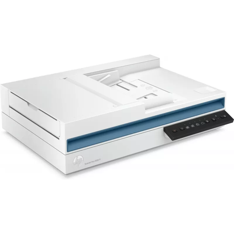 HP ScanJet Pro 2600 f1 Plakanvirsmas un ADF skeneris 600 x 600 DPI A4 Balts