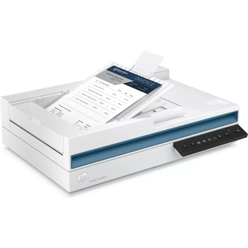 HP ScanJet Pro 2600 f1 Plakanvirsmas un ADF skeneris 600 x 600 DPI A4 Balts