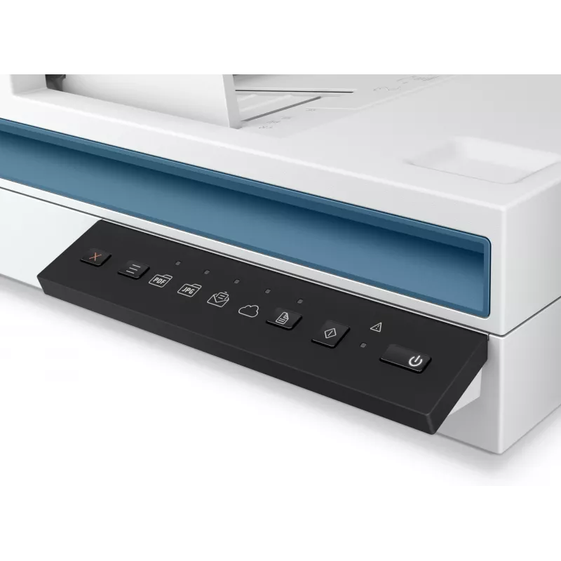 HP ScanJet Pro 2600 f1 Plakanvirsmas un ADF skeneris 600 x 600 DPI A4 Balts